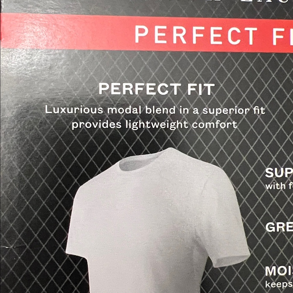Polo Ralph Lauren Perfect Flex White Tee 2 pack - Picture 4 of 7